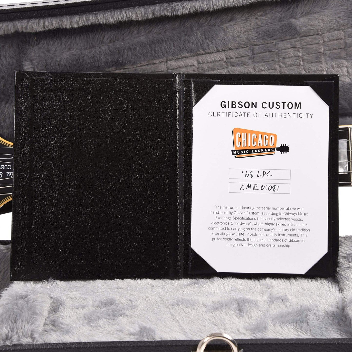 Gibson Custom Shop 1968 Les Paul Custom "CME Spec" Ebony VOS Electric Guitars / Solid Body