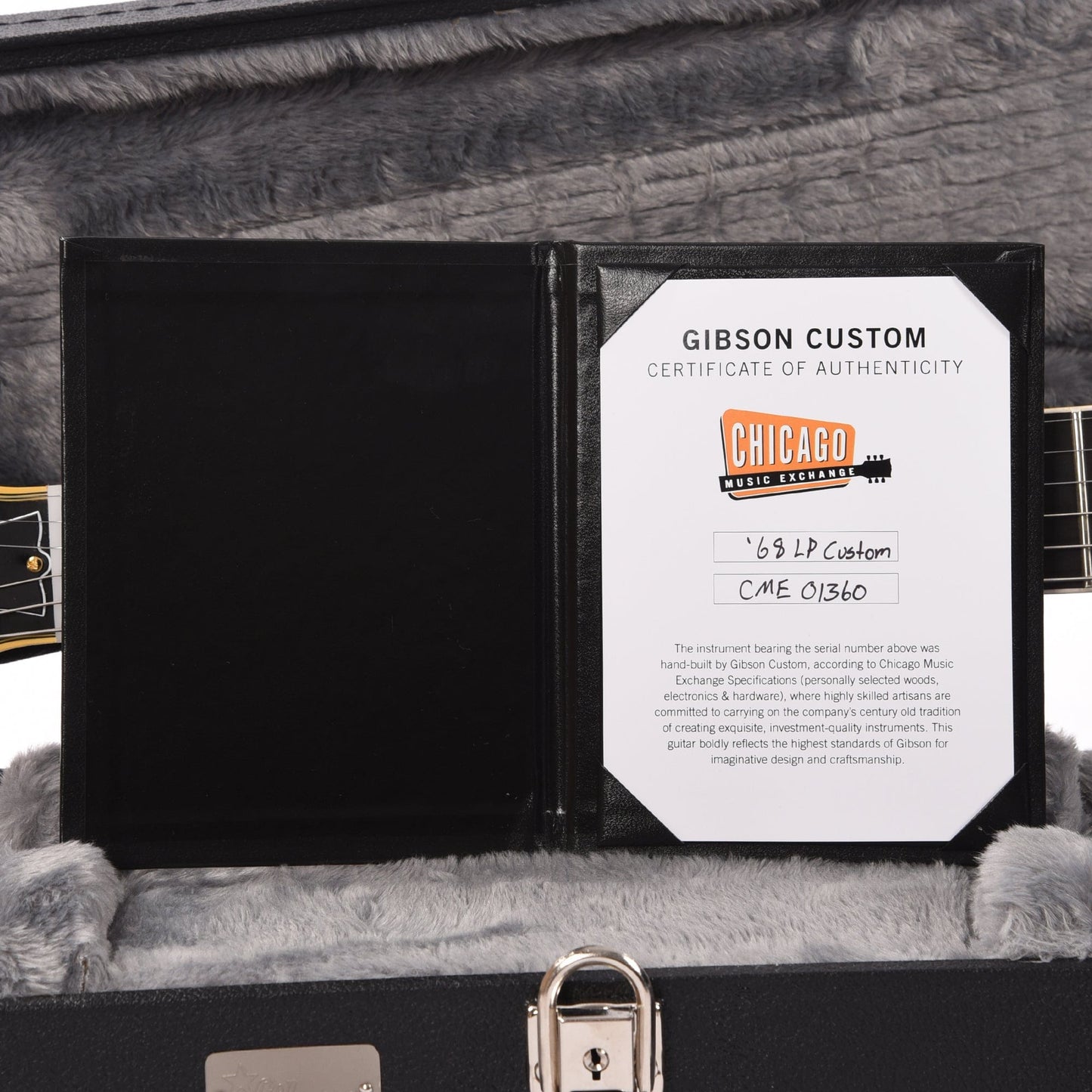 Gibson Custom Shop 1968 Les Paul Custom "CME Spec" Ebony VOS Electric Guitars / Solid Body