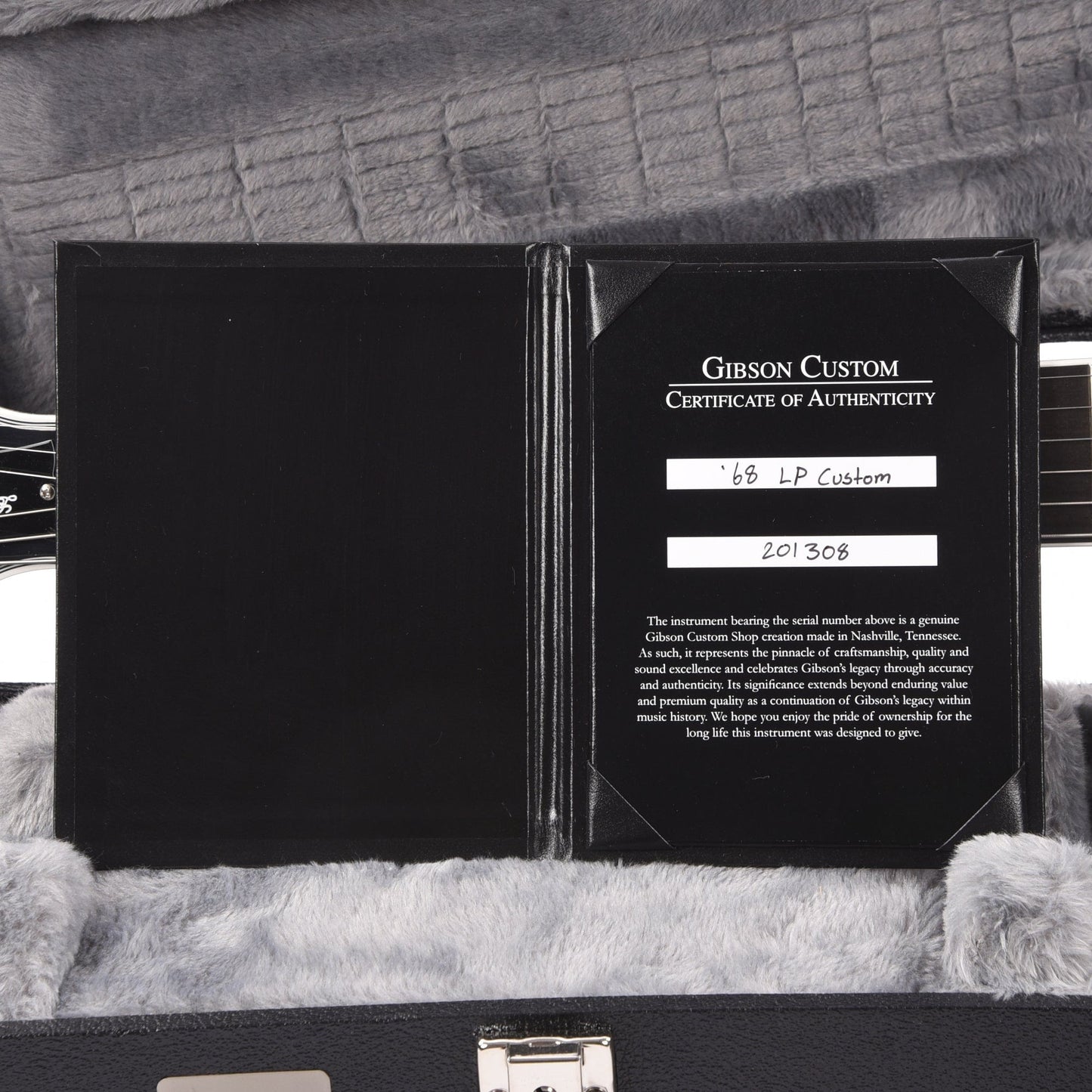 Gibson Custom Shop 1968 Les Paul Custom "CME Spec" VOS Antique Silver Sparkle Electric Guitars / Solid Body