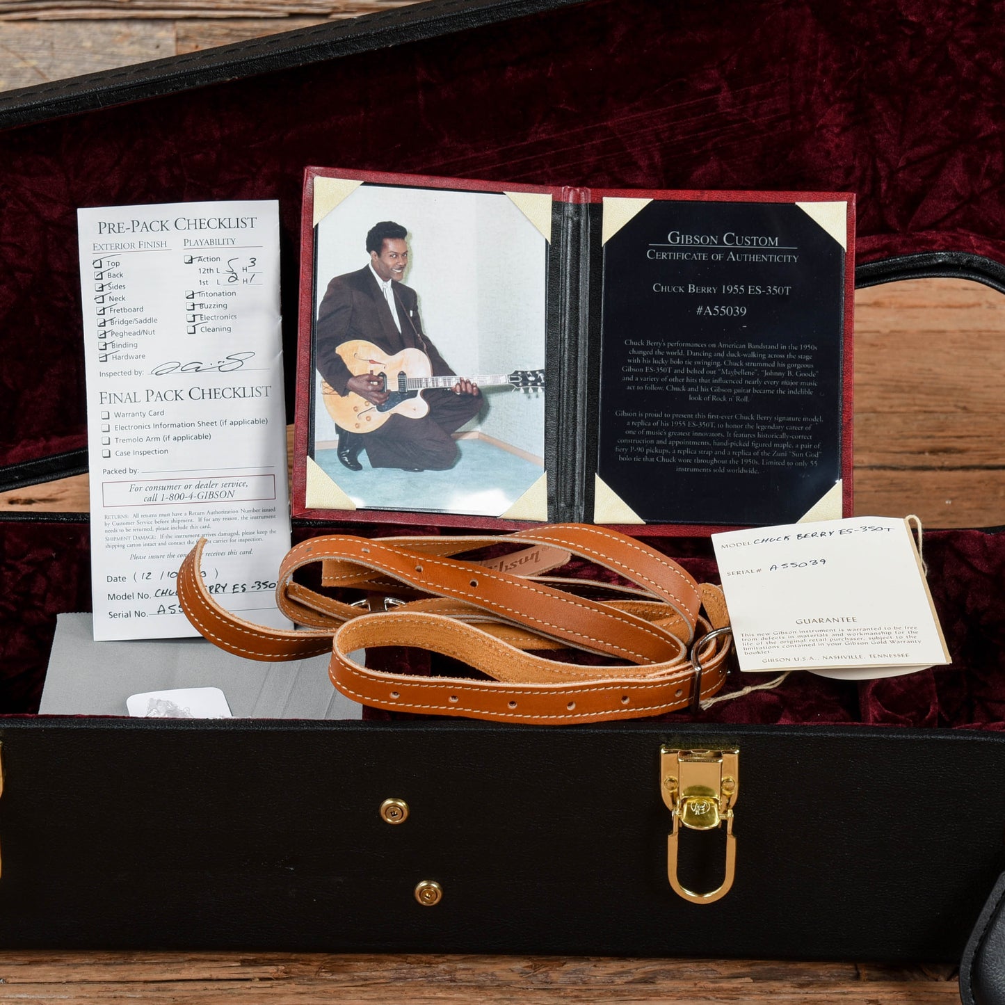 Gibson Custom Shop Chuck Berry ES-350T Blonde 2020 Electric Guitars / Solid Body