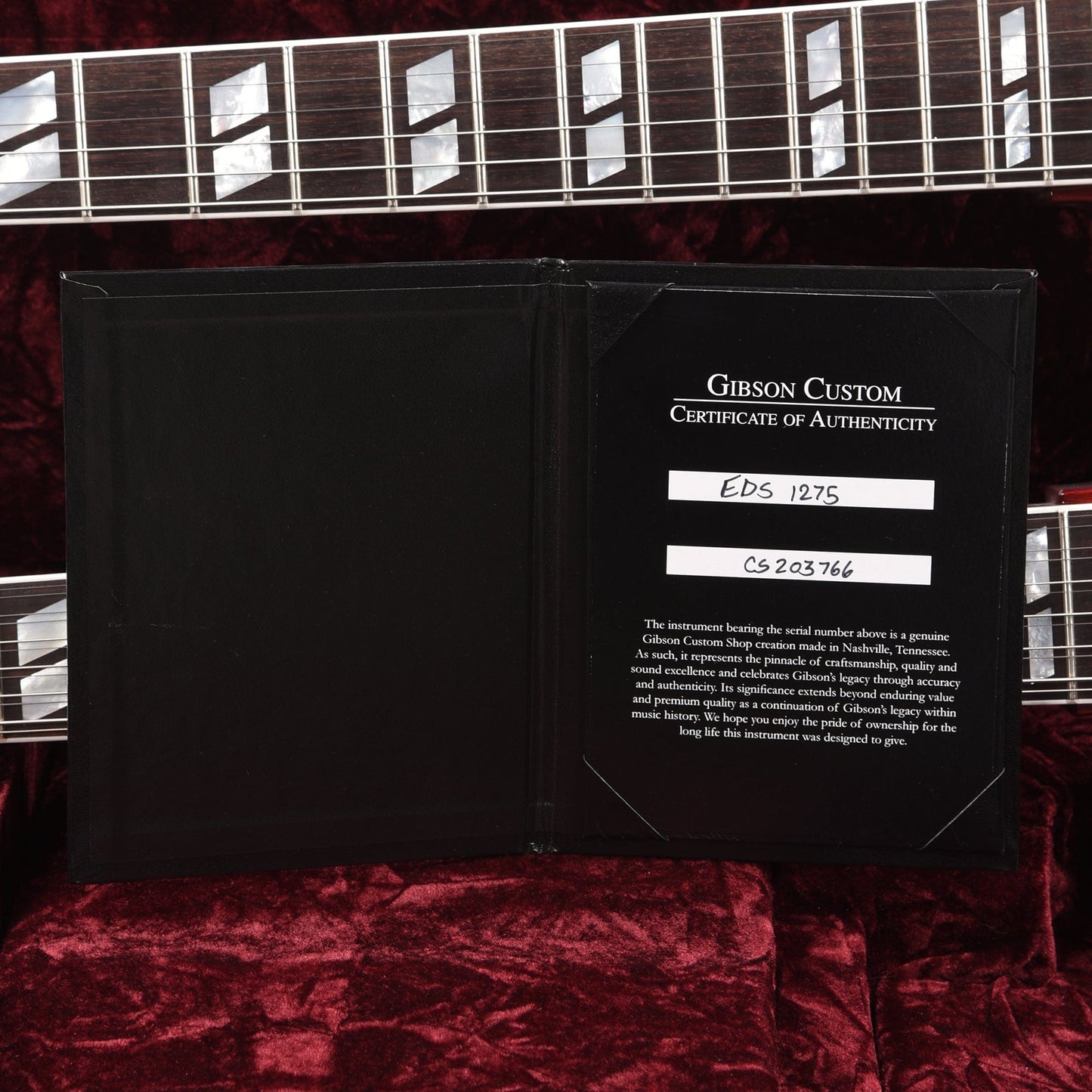 Gibson Custom Shop EDS-1275 Double Neck Cherry Red Electric Guitars / Solid Body