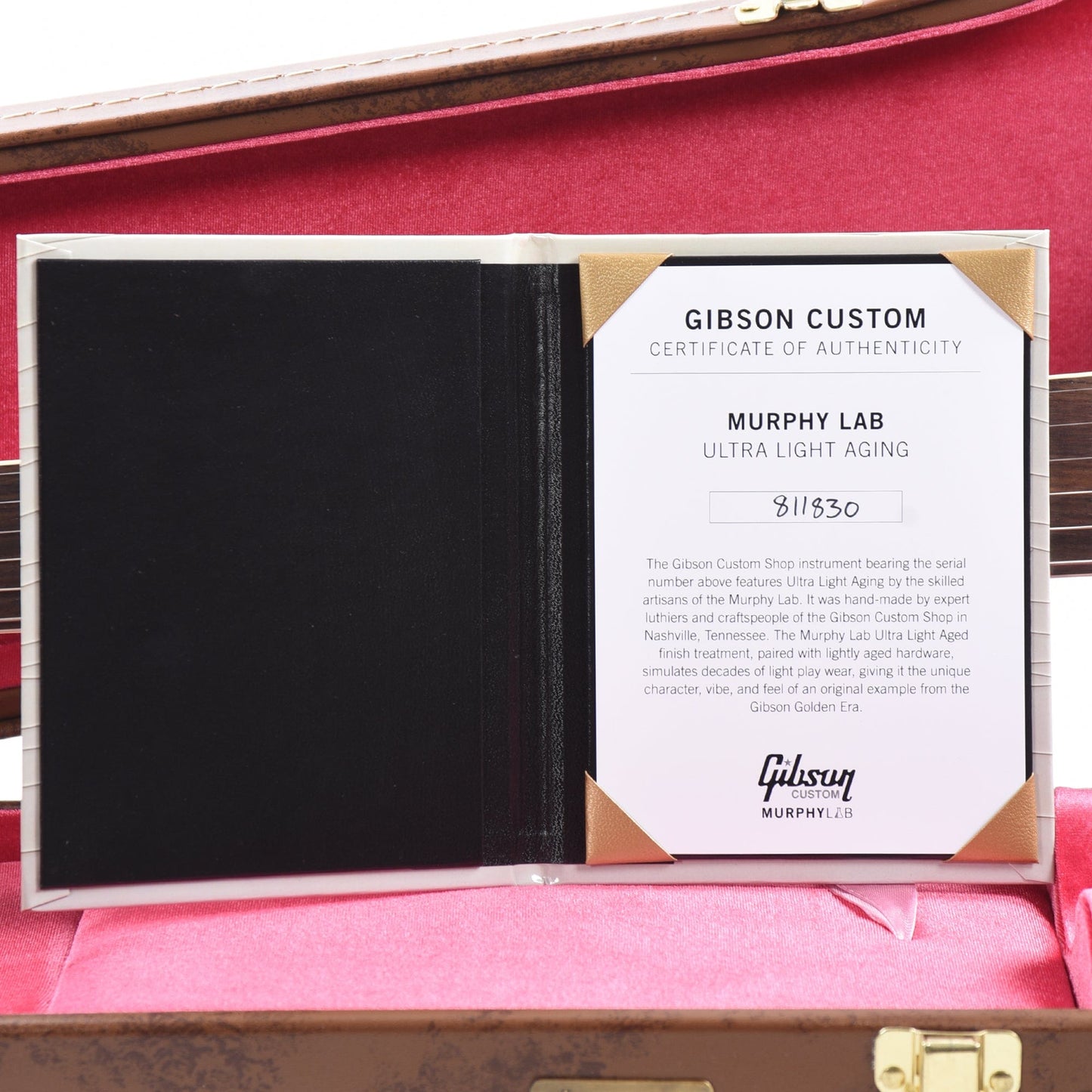 Gibson Custom Shop Murphy Lab 1958 Les Paul Standard Reissue Washed Cherry Sunburst Ultra Light Aged Electric Guitars / Solid Body