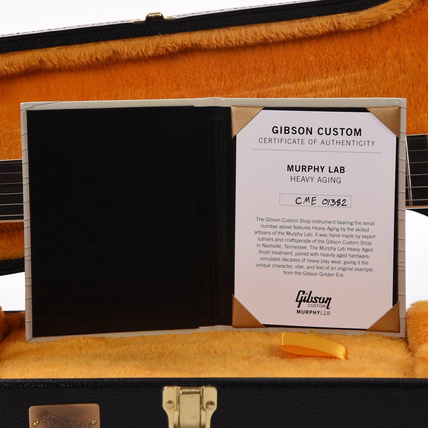 Gibson Custom Shop Murphy Lab 1961 Les Paul/SG Standard "CME Spec" Heavy Antique Ebony Heavy Aged w/Maestro Vibrola Electric Guitars / Solid Body