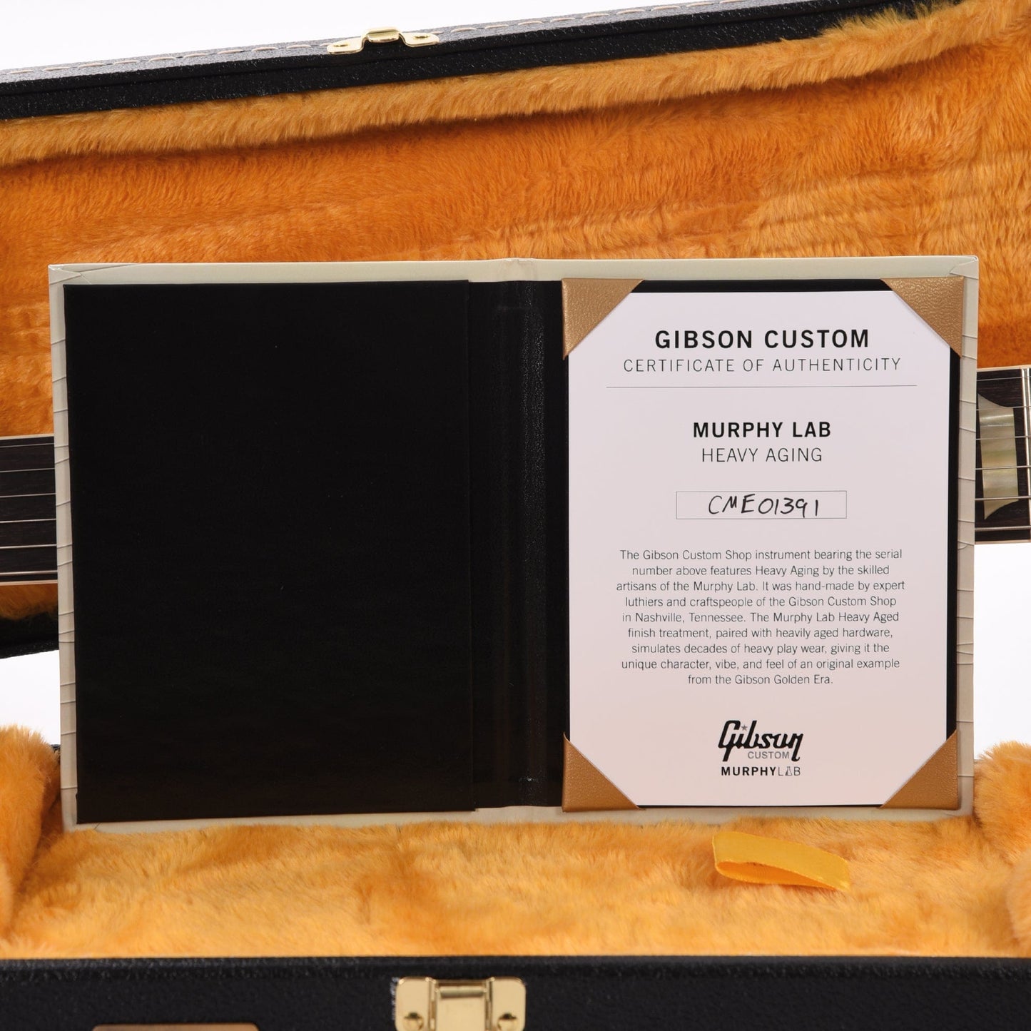 Gibson Custom Shop Murphy Lab 1961 Les Paul/SG Standard "CME Spec" Heavy Antique Ebony Heavy Aged w/Maestro Vibrola Electric Guitars / Solid Body