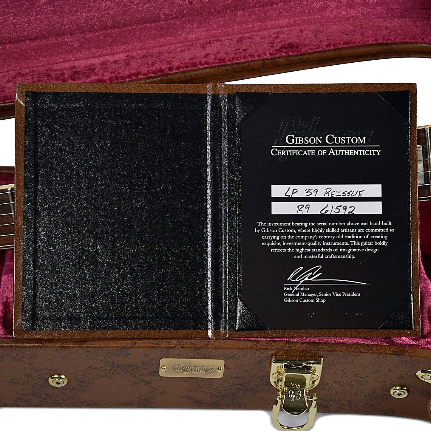 Gibson Custom Shop Standard Historic 1959 Les Paul Reissue VOS Faded Tobacco NH Electric Guitars / Solid Body