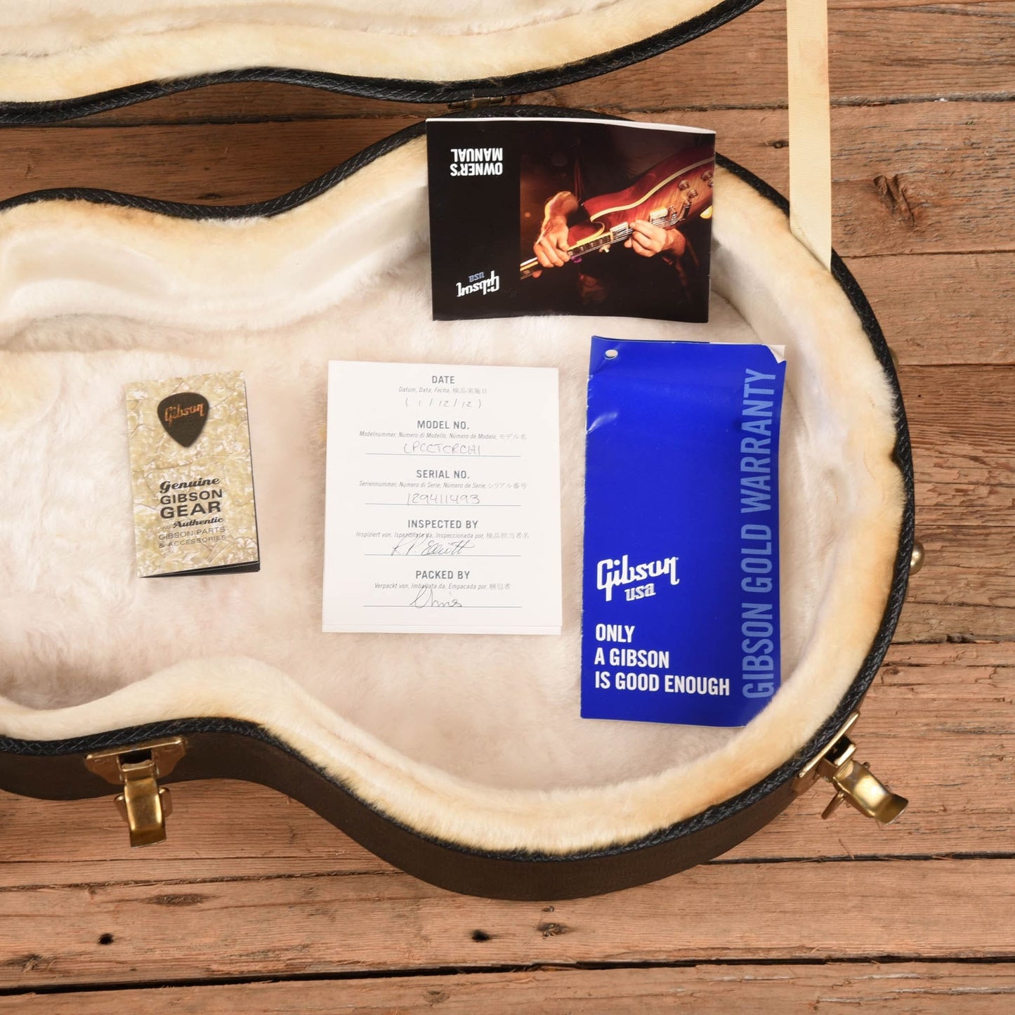 Gibson Les Paul Classic Custom Vintage White 2011 Electric Guitars / Solid Body