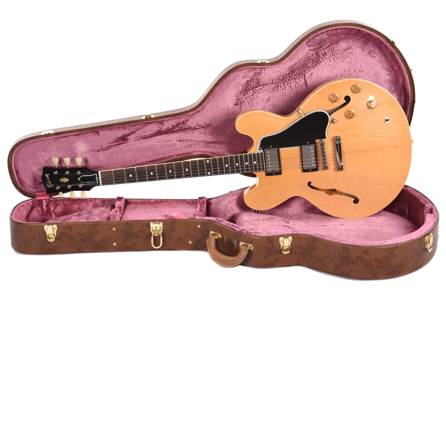 Gibson Memphis Historic Series '59 ES-335 Kalamazoo Vintage Natural Gloss Electric Guitars / Solid Body