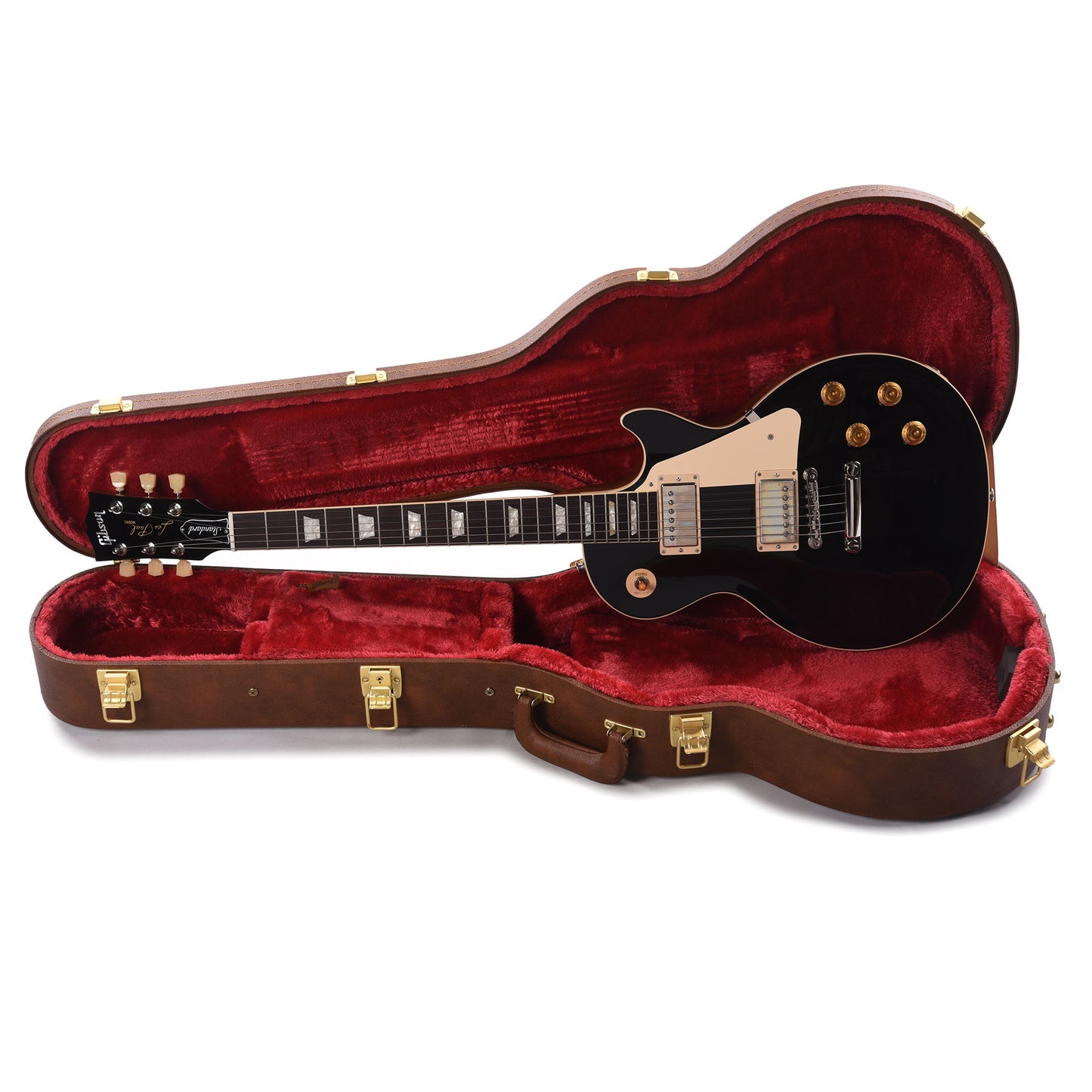 Gibson Original Les Paul Standard '50s Plain Top Ebony Top Electric Guitars / Solid Body