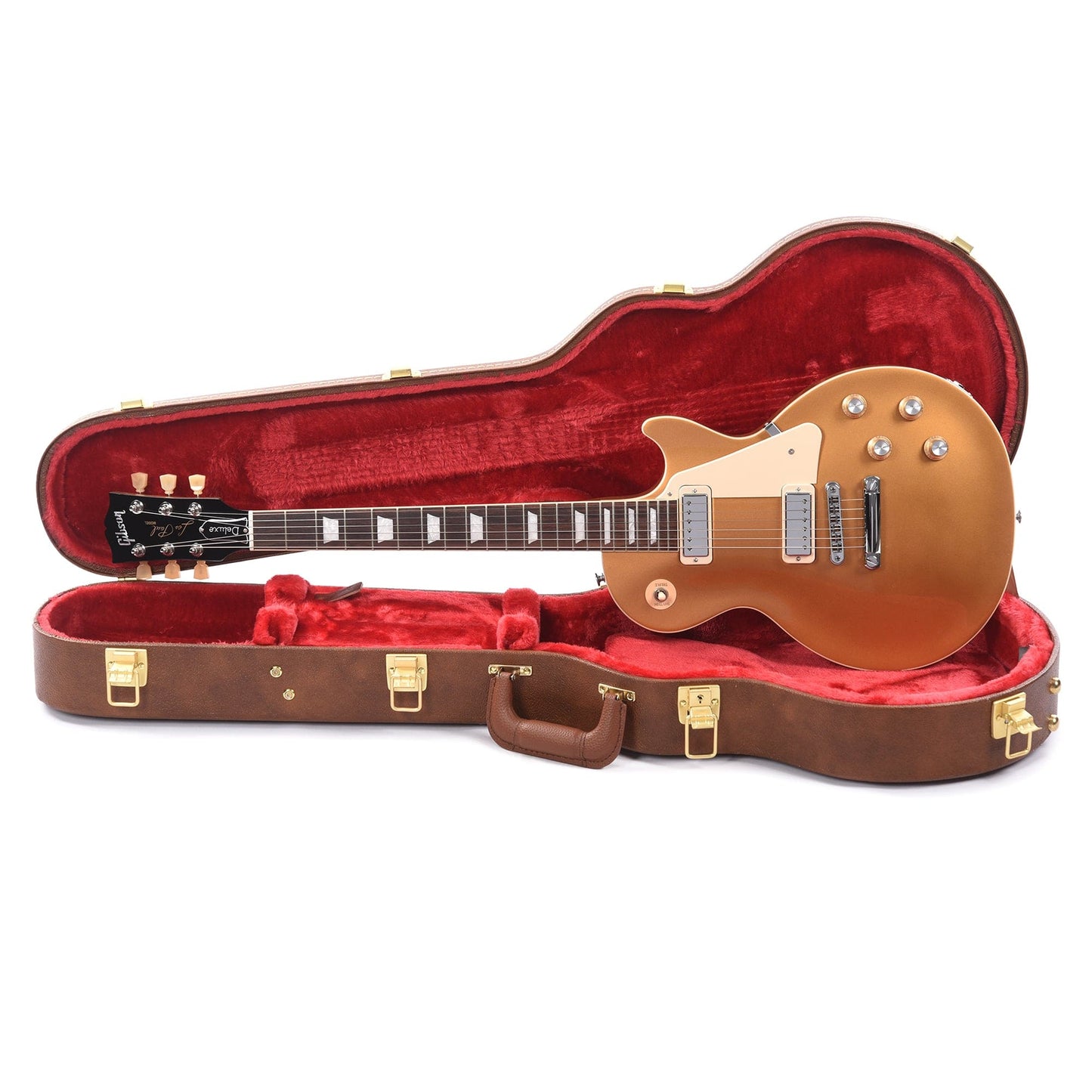 Gibson USA Les Paul Deluxe '70s Goldtop Electric Guitars / Solid Body