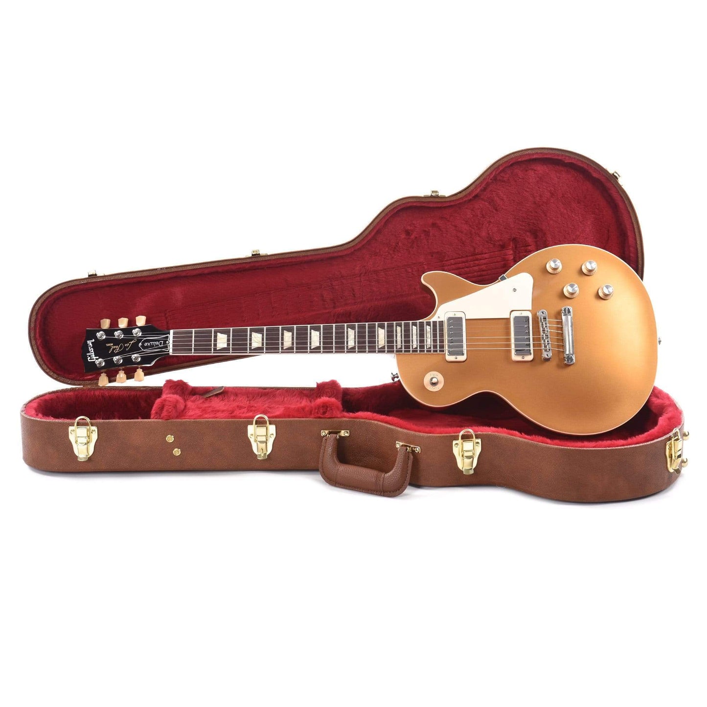 Gibson USA Les Paul Deluxe '70s Goldtop Electric Guitars / Solid Body