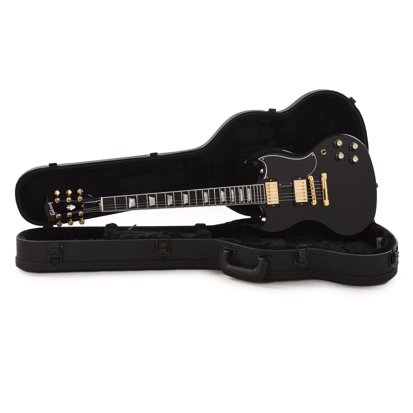 Gibson USA SG Modern Ebony w/Gold Hardware Electric Guitars / Solid Body