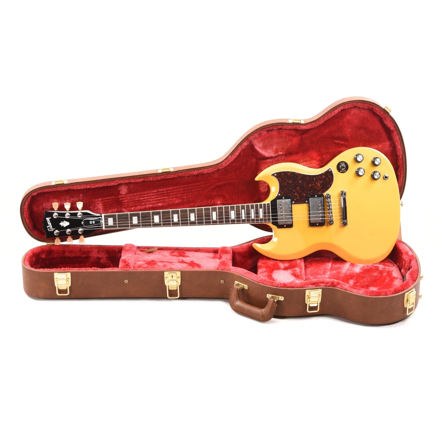 Gibson USA SG Standard Gloss Yellow w/Tortoise Pickguard & T-Type Pickups Electric Guitars / Solid Body