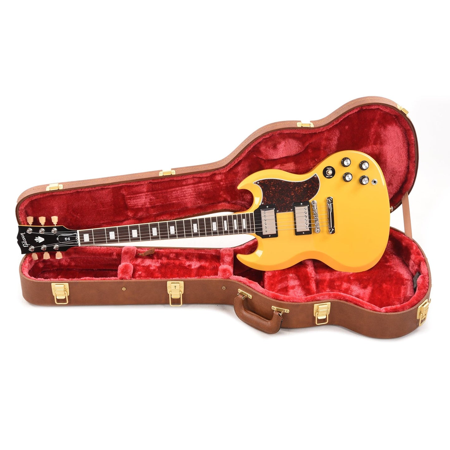 Gibson USA SG Standard Gloss Yellow w/Tortoise Pickguard & T-Type Pickups Electric Guitars / Solid Body