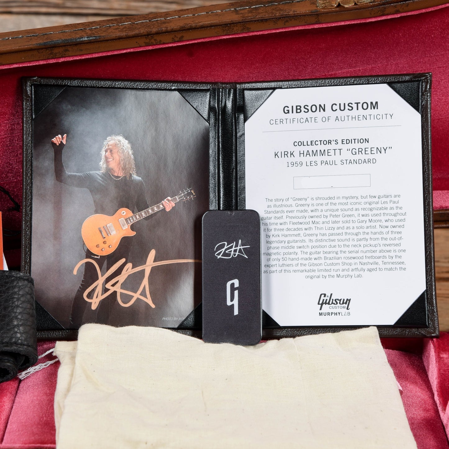 Gibson Kirk Hammett "Greeny" Collector's Edition 1959 Les Paul Standard Reissue 2022 Sunburst
