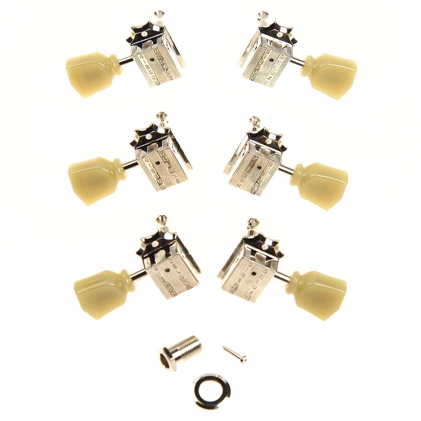 Gibson Machine Heads Vintage Nickel w/Pearloid Buttons Parts