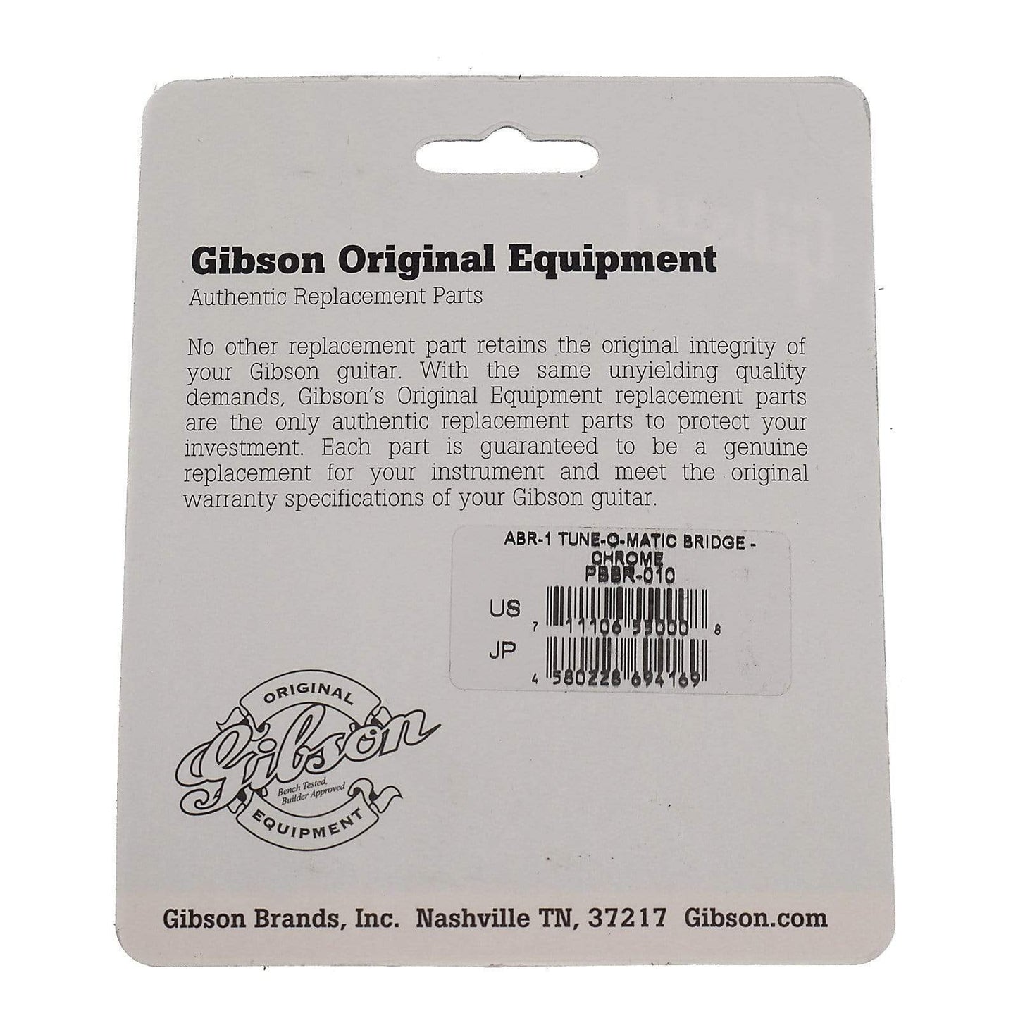 Gibson ABR-1 Bridge Chrome w/Full Assembly Parts / Guitar Parts / Bridges