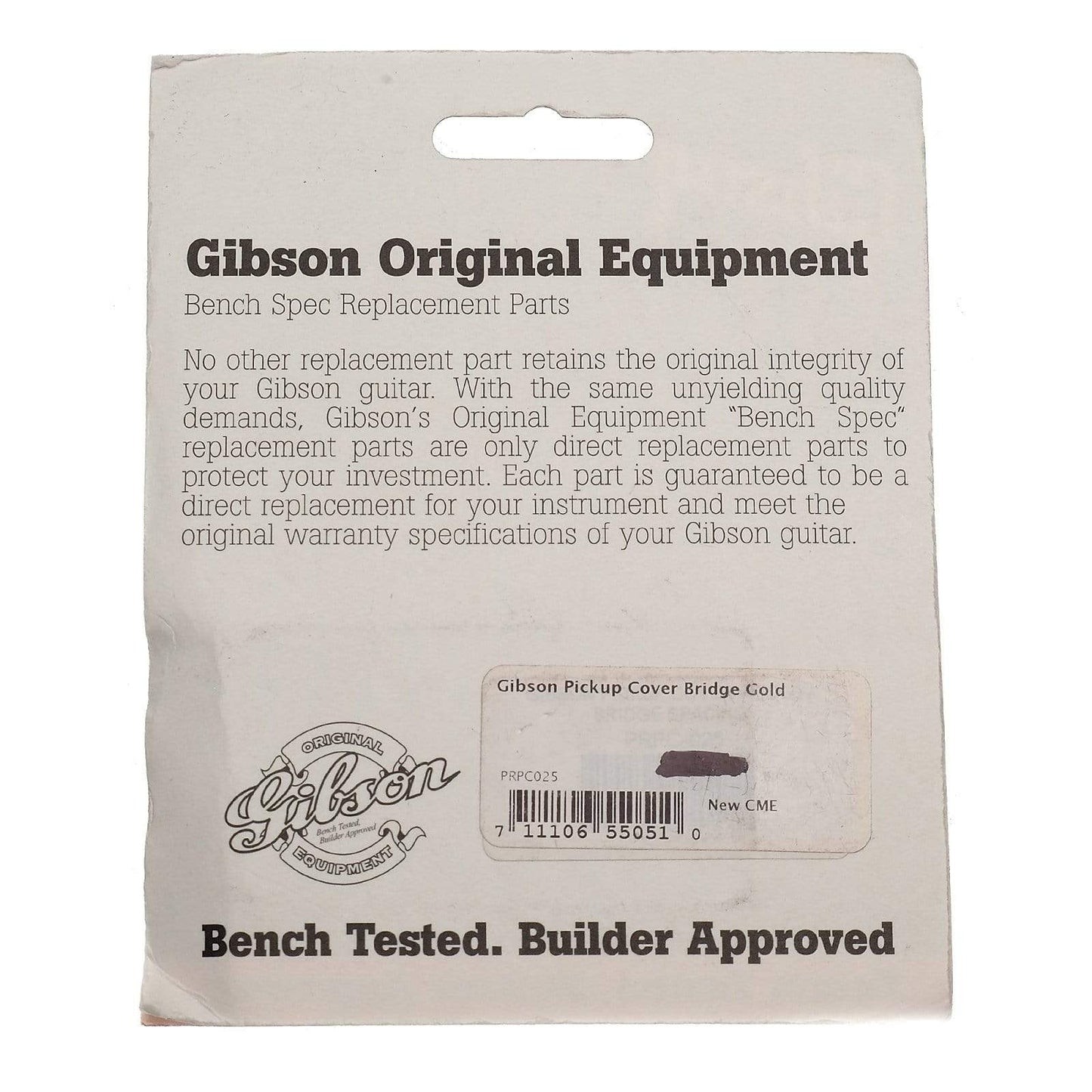 Gibson Humbucker Cover Bridge Position - Gold Parts / Guitar Parts / Bridges