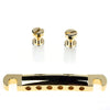 Gibson Gear Stop Bar Tailpiece Gold w/Studs & Inserts Parts / Guitar Parts / Tailpieces