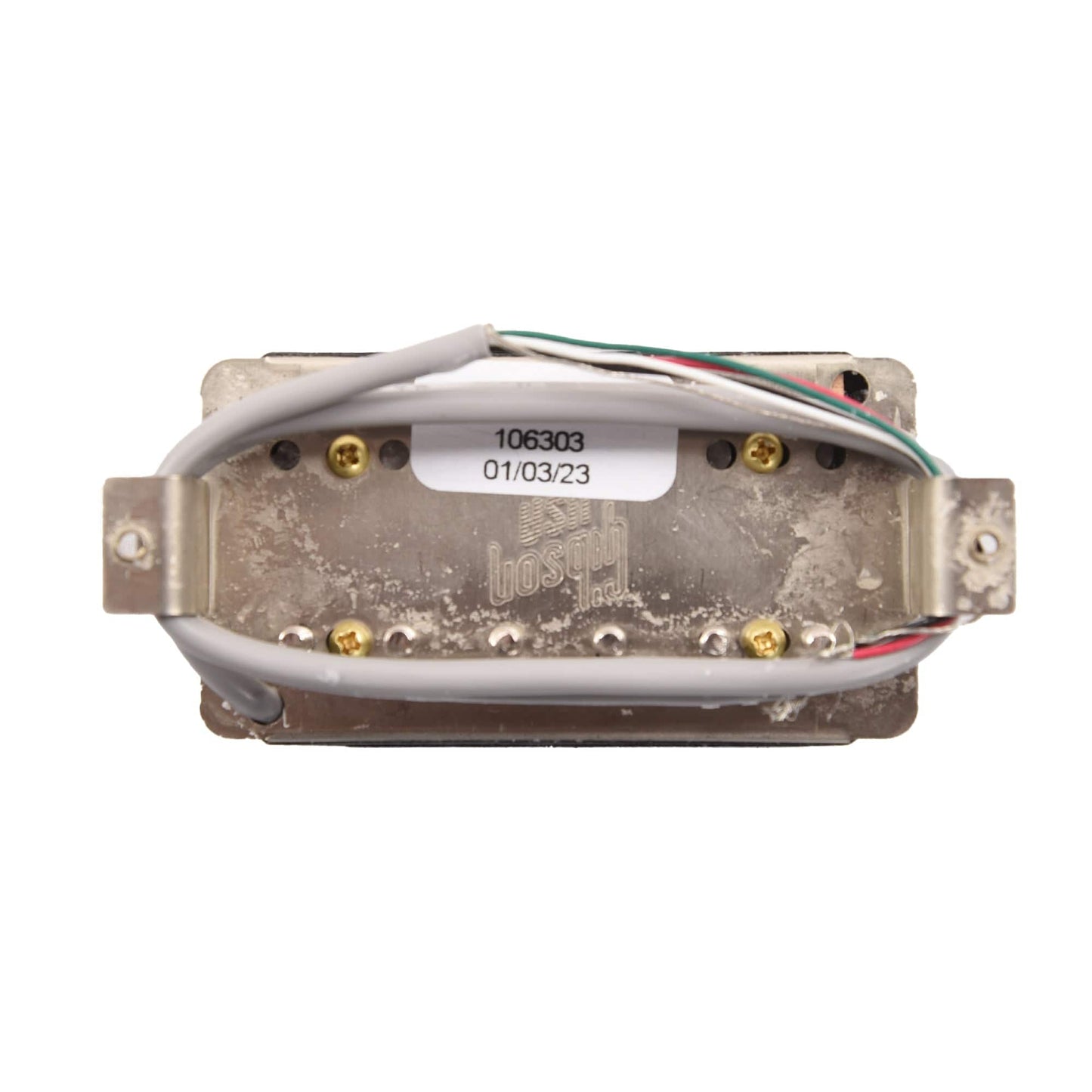 Gibson 496R "Hot Ceramic" Rhythm Humbucker Black 4-Conductor, Potted, Ceramic Parts / Guitar Pickups