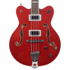 Gretsch G5442BDC Electromatic Hollow Body Short Scale Bass Transparent Red Bass Guitars / 4-String