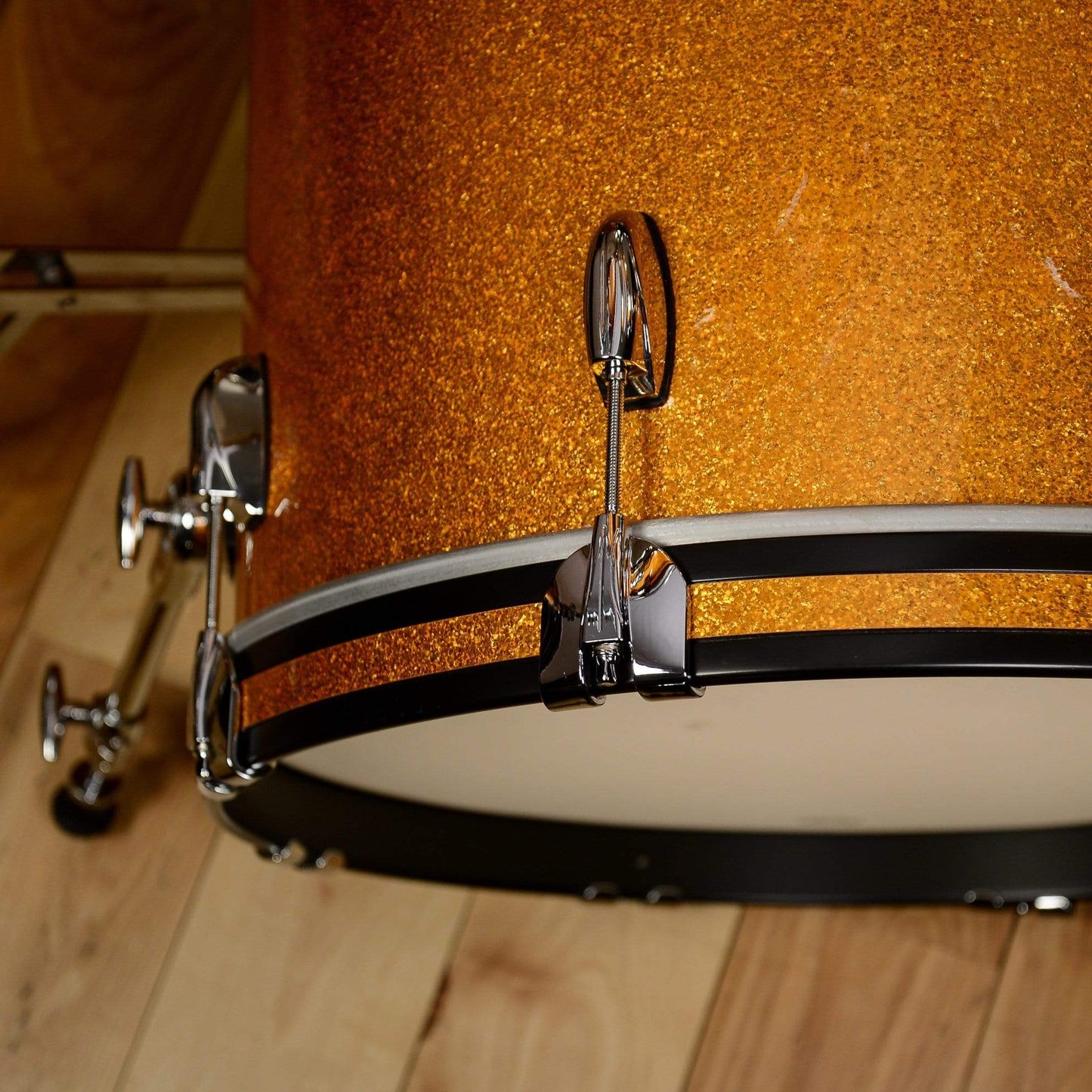 Gretsch Brooklyn 10/12/14/16/20/5.5x14 6pc. Drum Kit Gold Sparkle Drums and Percussion / Acoustic Drums / Full Acoustic Kits