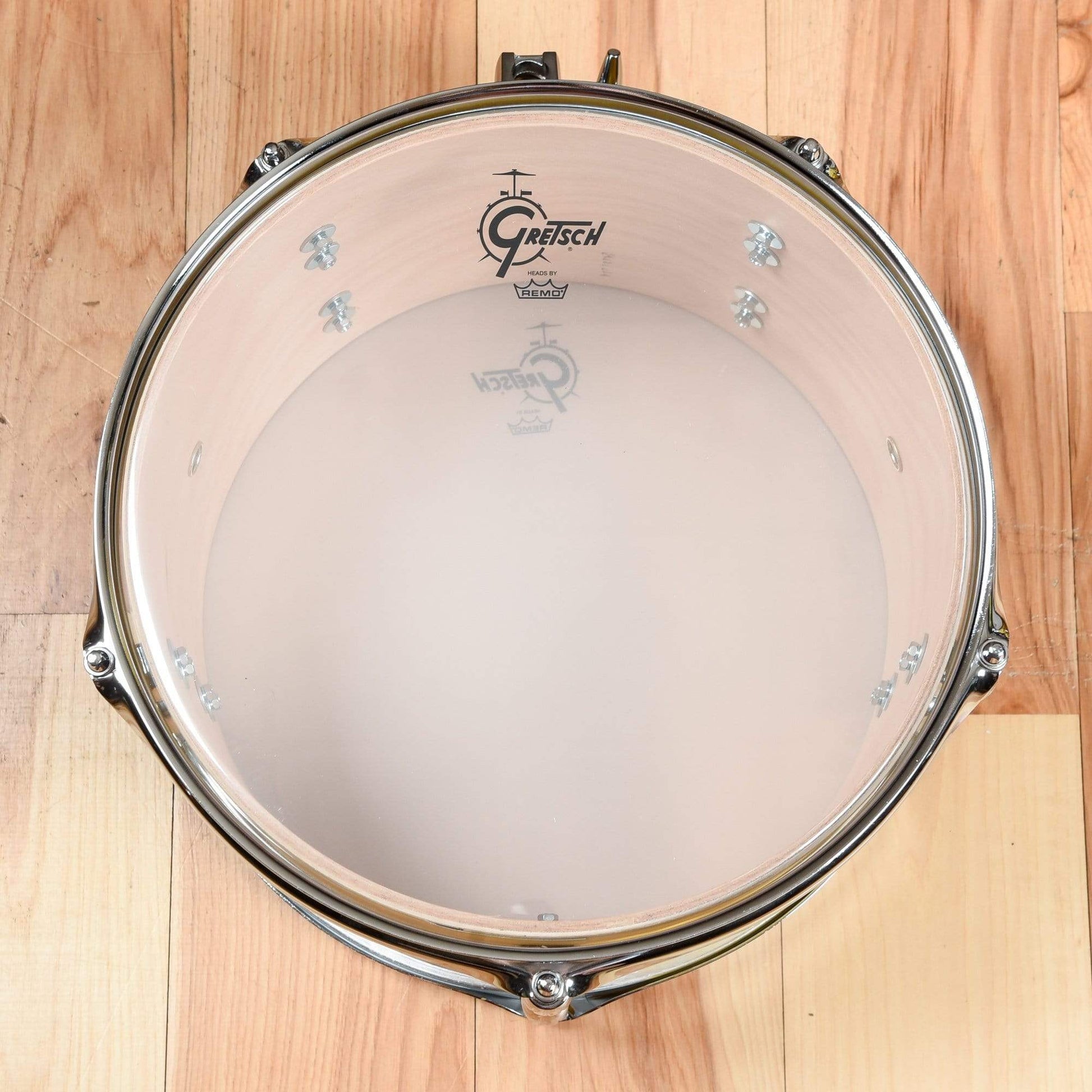 Gretsch Catalina Club 12/14/18/5x14 4pc. Drum Kit Yellow Satin Flame Drums and Percussion / Acoustic Drums / Full Acoustic Kits