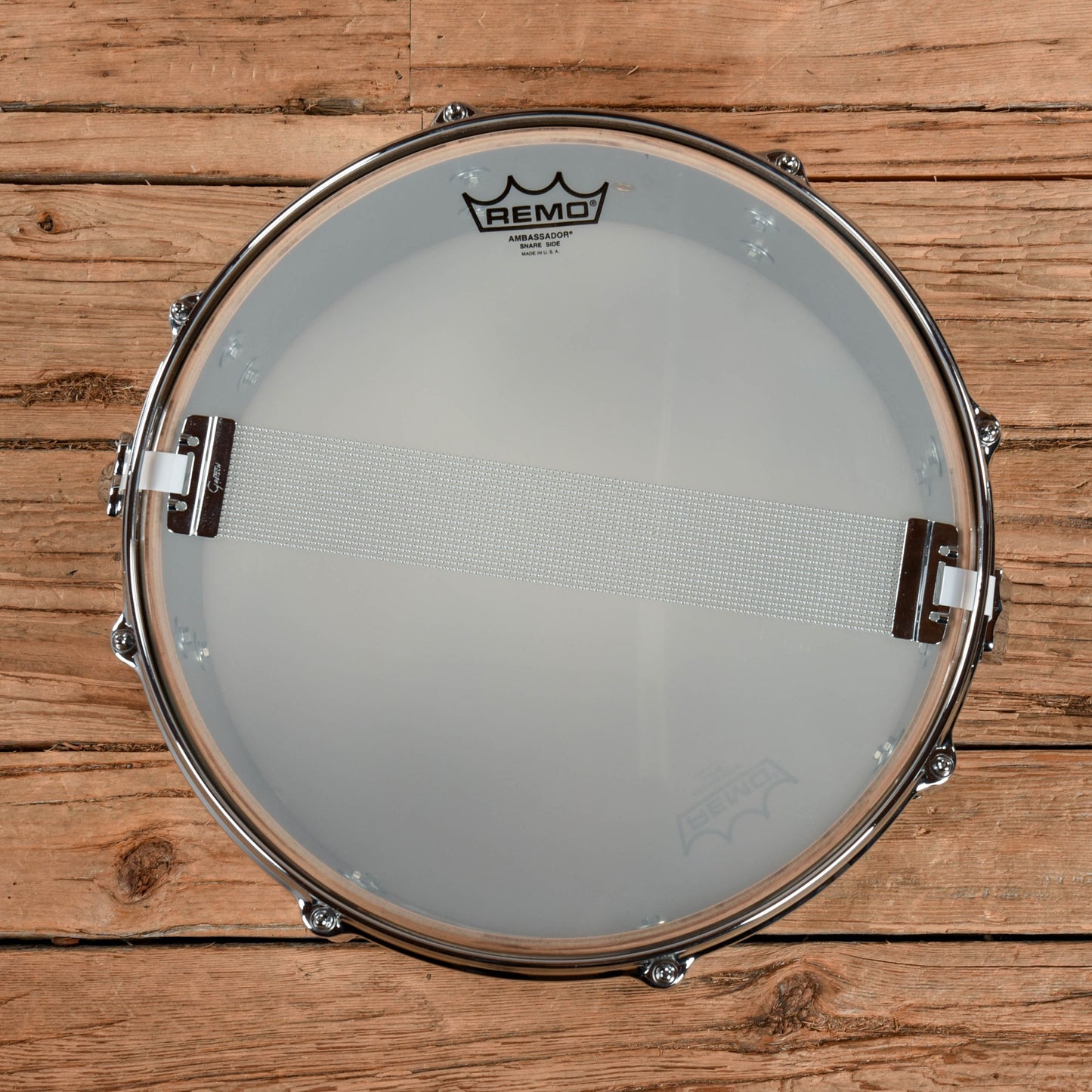 Gretsch Drums 5x14 USA Custom Snare Drum White Marine Pearl Drums and Percussion / Acoustic Drums / Snare