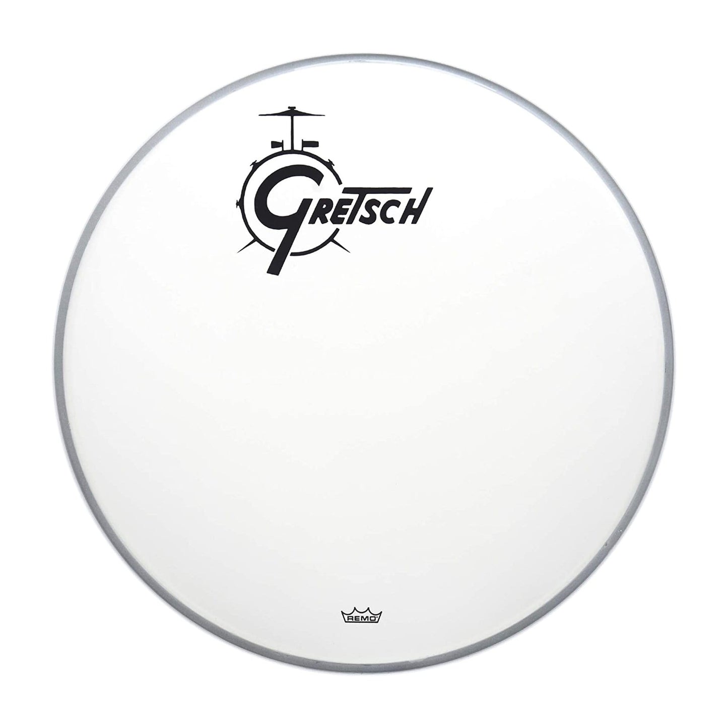 Gretsch 18" Coated Logo Bass Drumhead Drums and Percussion / Parts and Accessories / Heads
