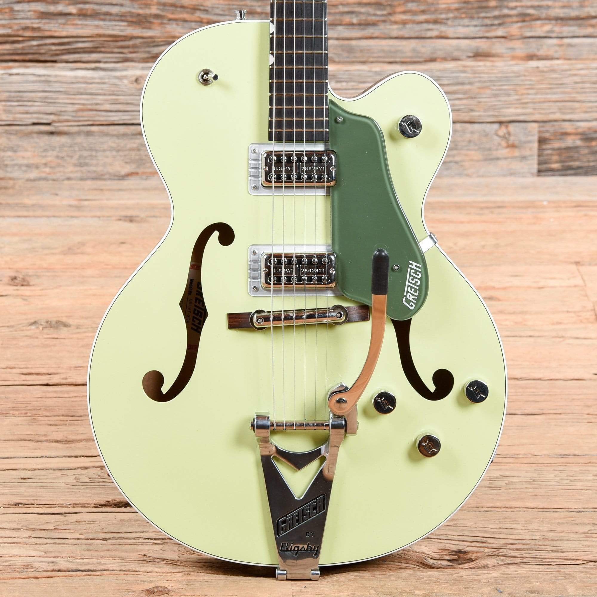 Gretsch G6118T-SGR Players Edition Anniversary 2-Tone Smoke Green 2018 ...