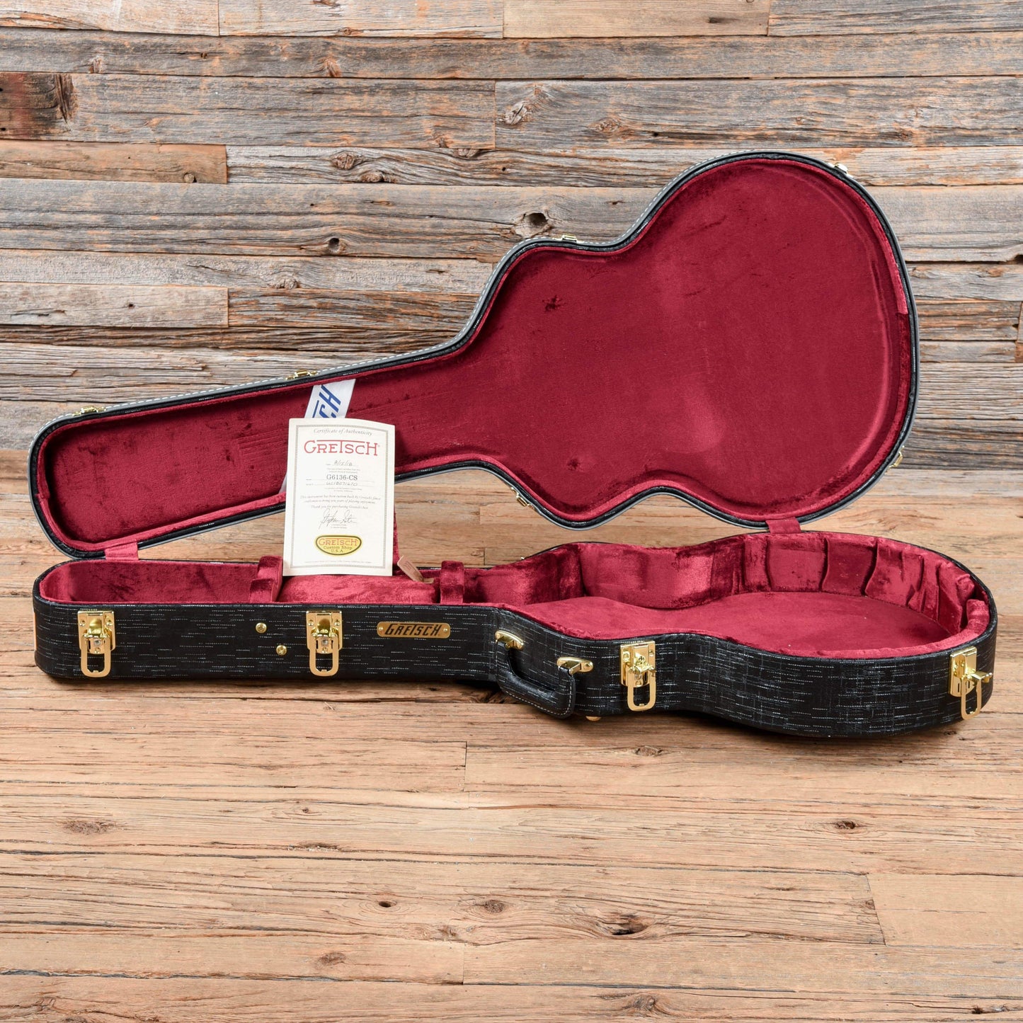 Gretsch Custom Shop Stephen Stern Masterbuilt G6136-CS Double Cut Falcon Shoreline Gold 2018 Electric Guitars / Semi-Hollow