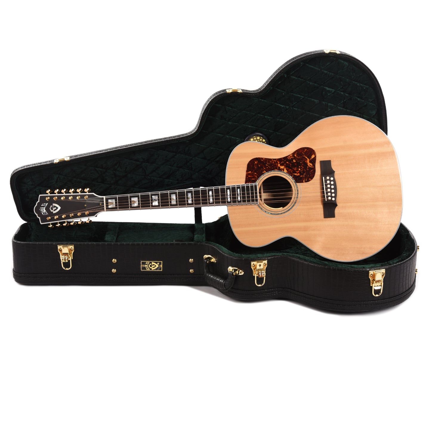 Guild USA F-512E Jumbo 12-String Sitka/Rosewood Natural Acoustic Guitars / 12-String