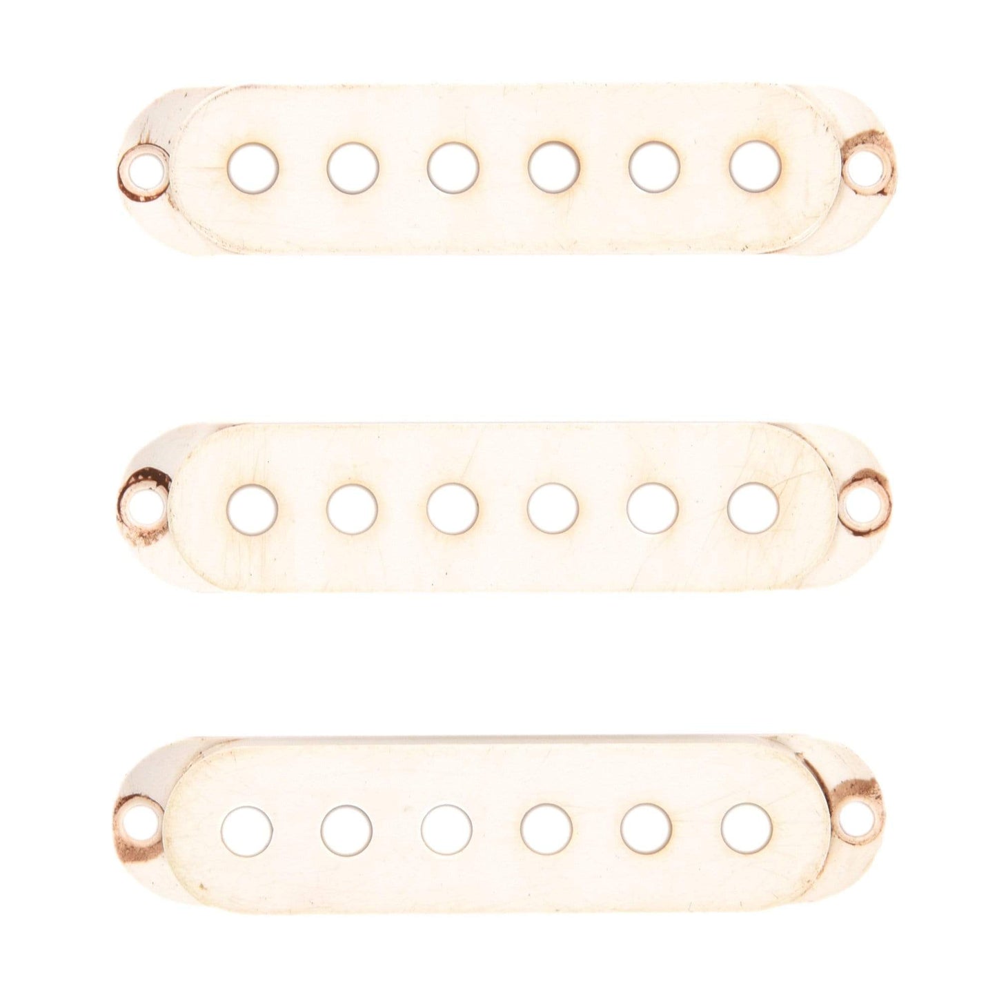 GuitarSlinger 57 Strat White Pickup Covers Parts / Guitar Pickups