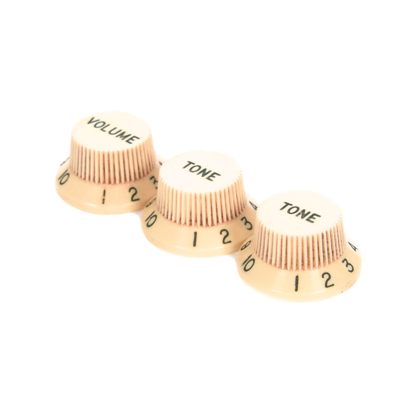 GuitarSlinger Strat Aged Accessory Set Ivory Parts
