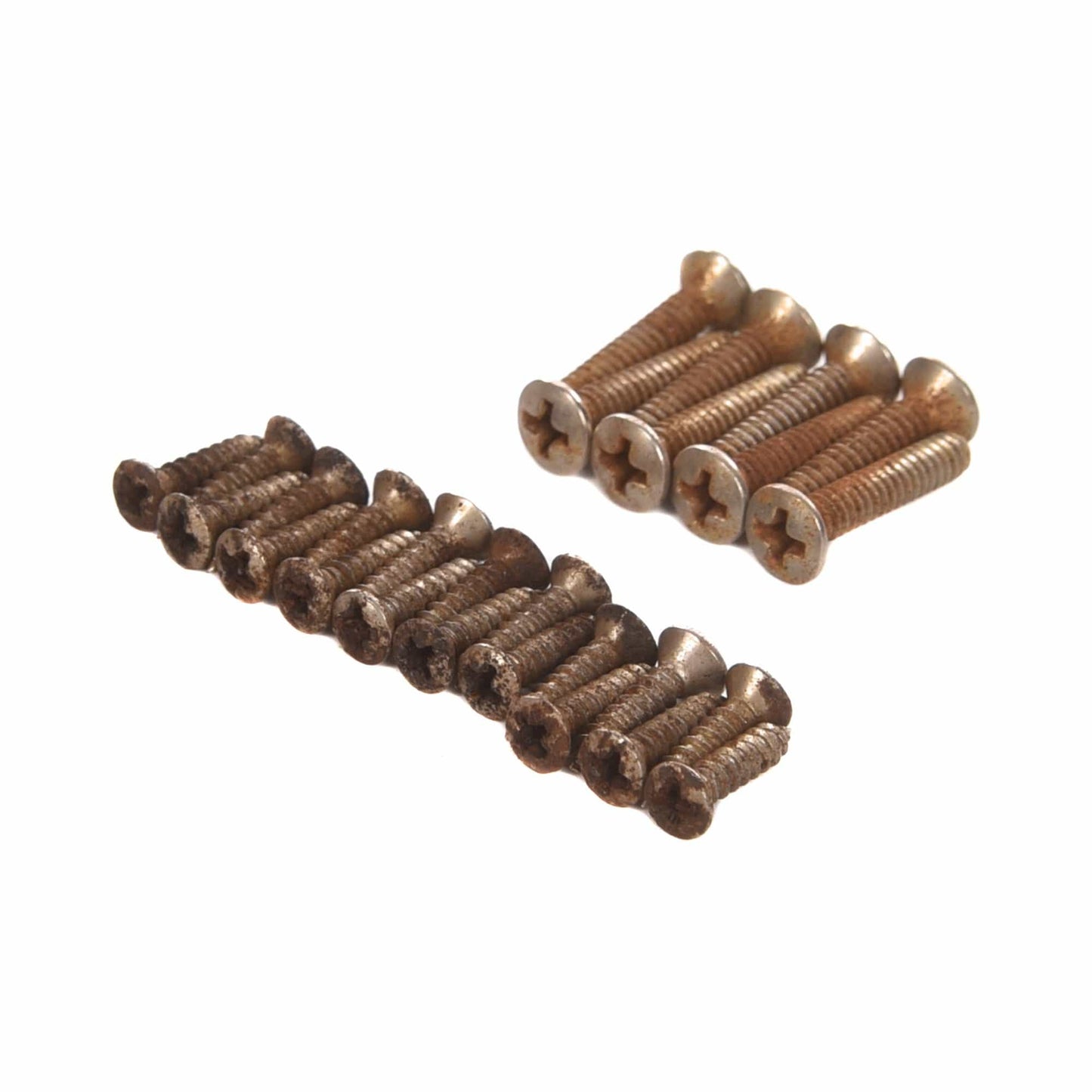 GuitarSlinger Strat Relic Screws Set (Guard, Pickup, Switch w/Spacers) Parts