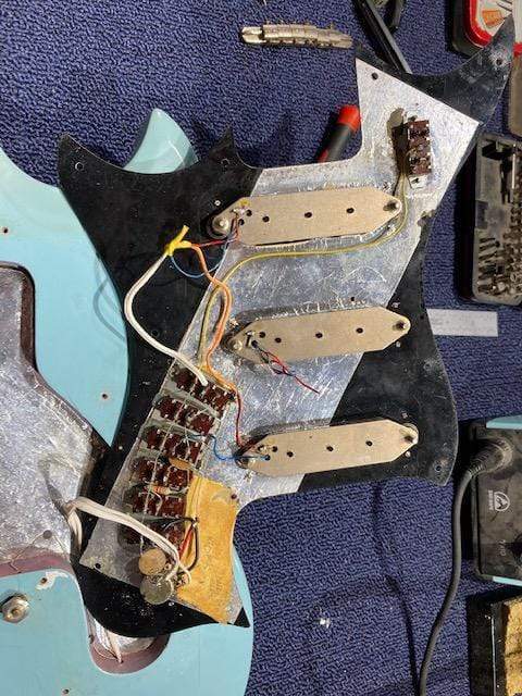 Hagstrom III Blue 1960s Electric Guitars / Solid Body