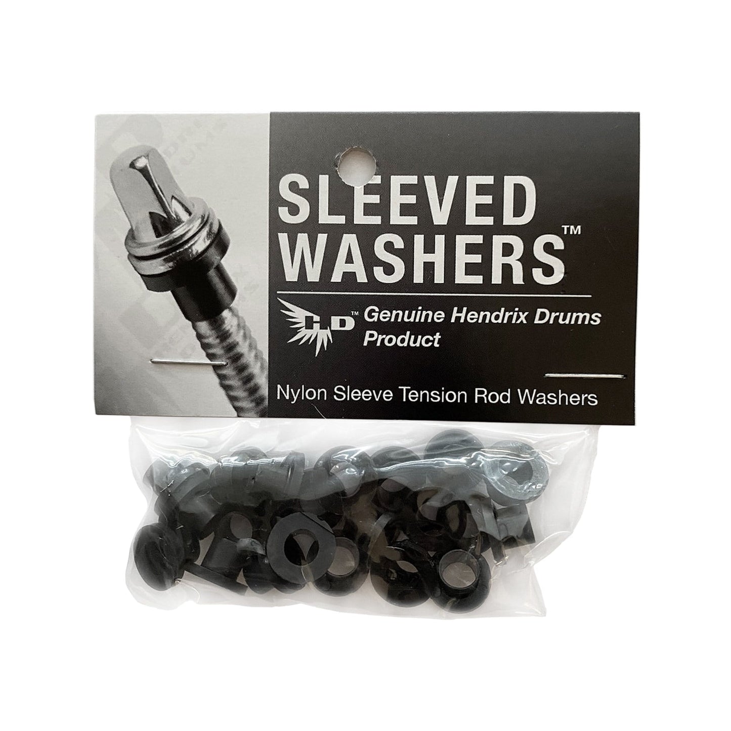 Hendrix Sleeved Washers Black (20-Pack) Drums and Percussion / Parts and Accessories / Drum Parts