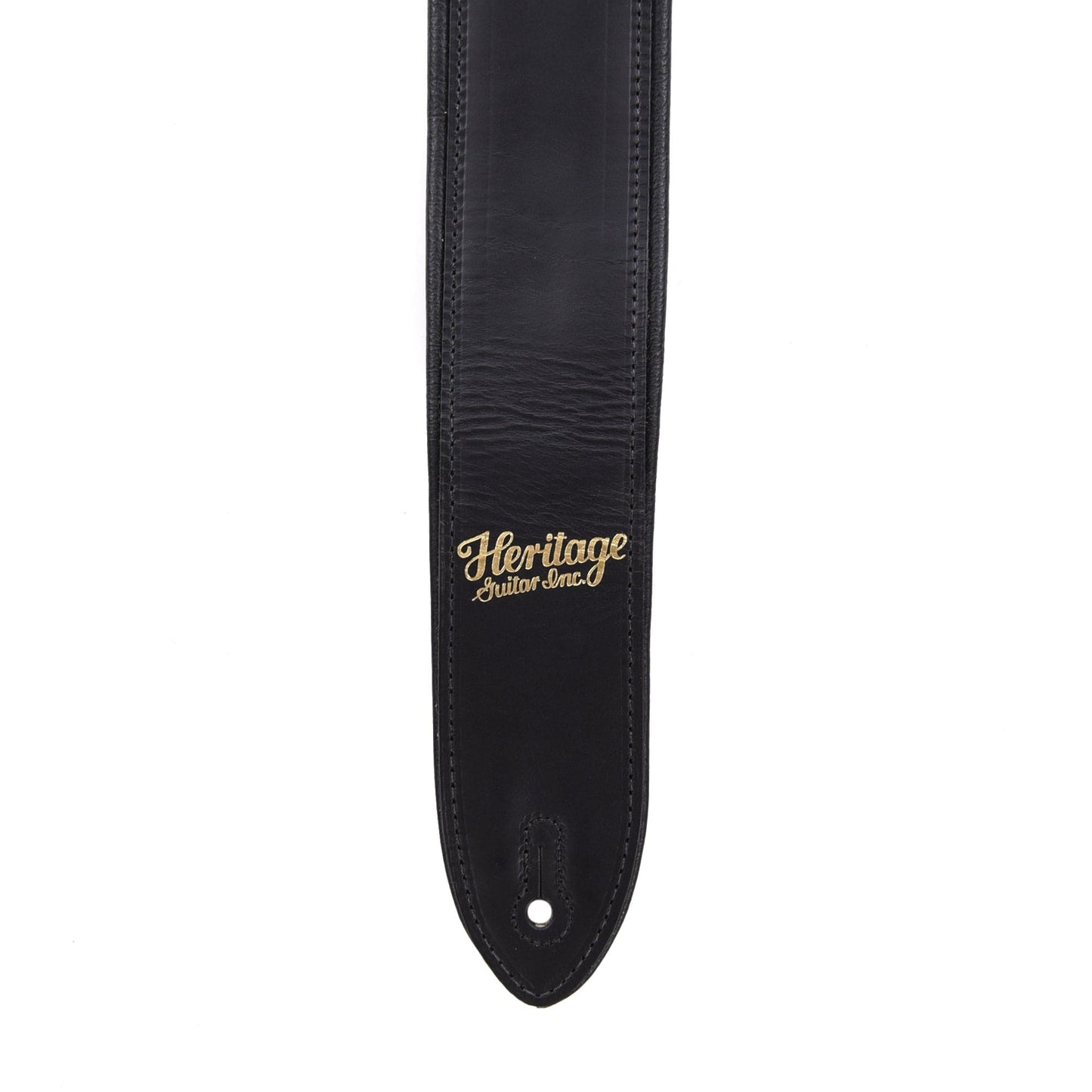 Heritage Premium Leather Guitar Strap Black Accessories / Straps