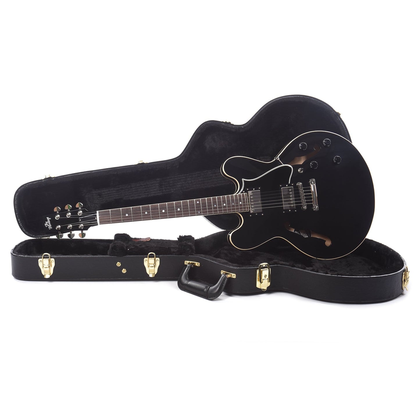 Heritage H-535 Standard Semi-Hollow Ebony Electric Guitars / Semi-Hollow