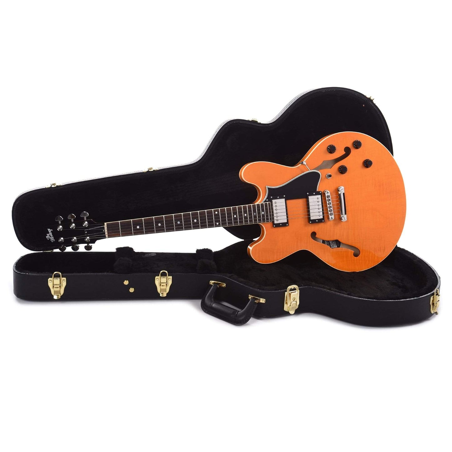 Heritage Standard H-535 Semi-Hollow Orange Translucent Electric Guitars / Semi-Hollow