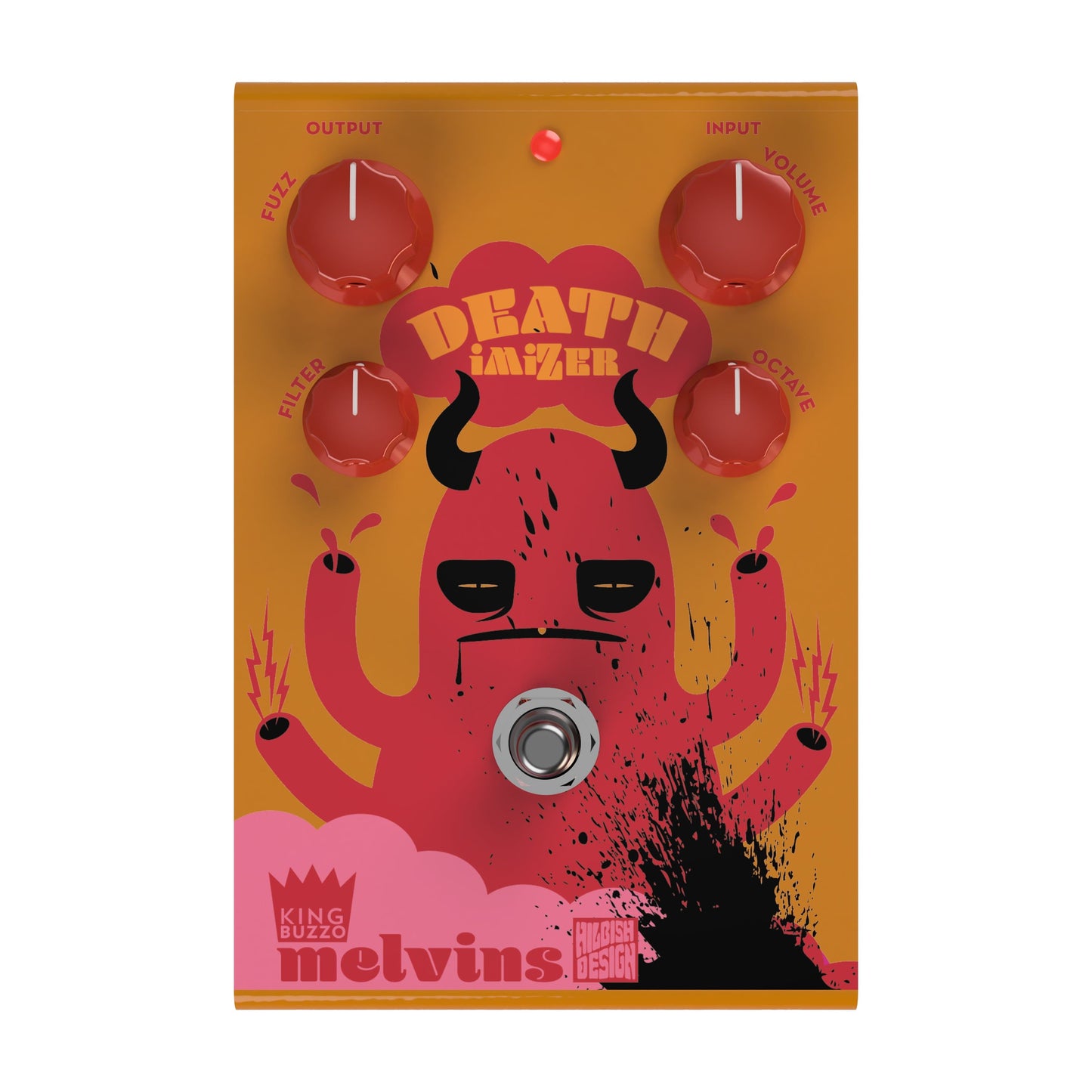Hilbish Deathimizer King Buzzo Melvins Fuzz/Distortion & 2 Octave Down Pedal Effects and Pedals / Fuzz