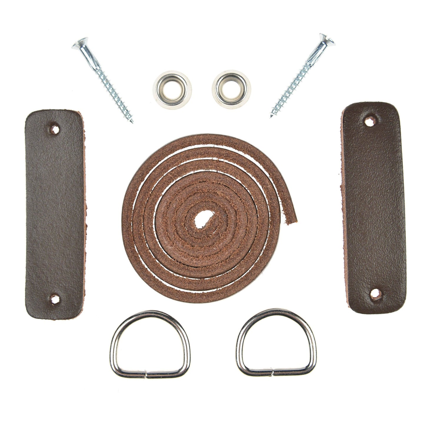 Hofner Vintage Leather Bass Strap Dark Brown Accessories / Straps