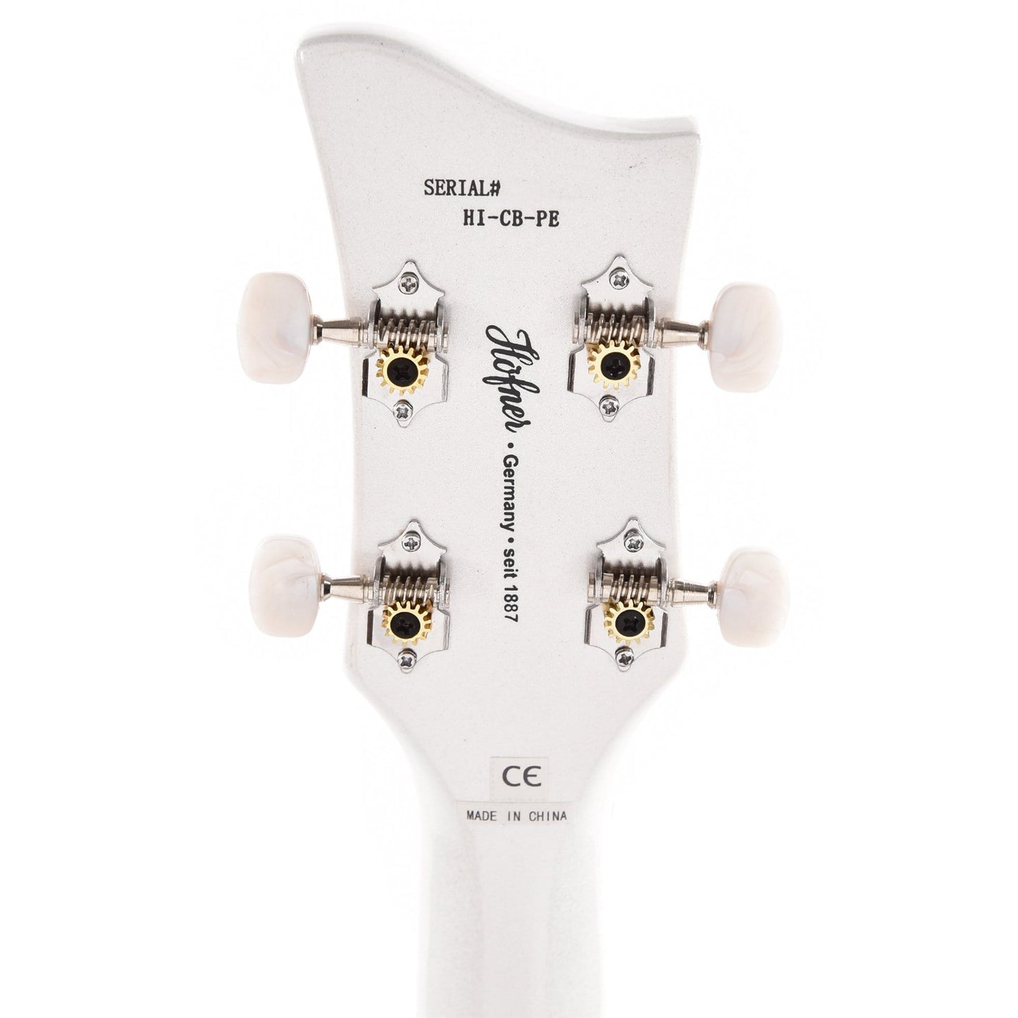 Hofner Ignition Pro Club Bass Pearl White Bass Guitars / 4-String