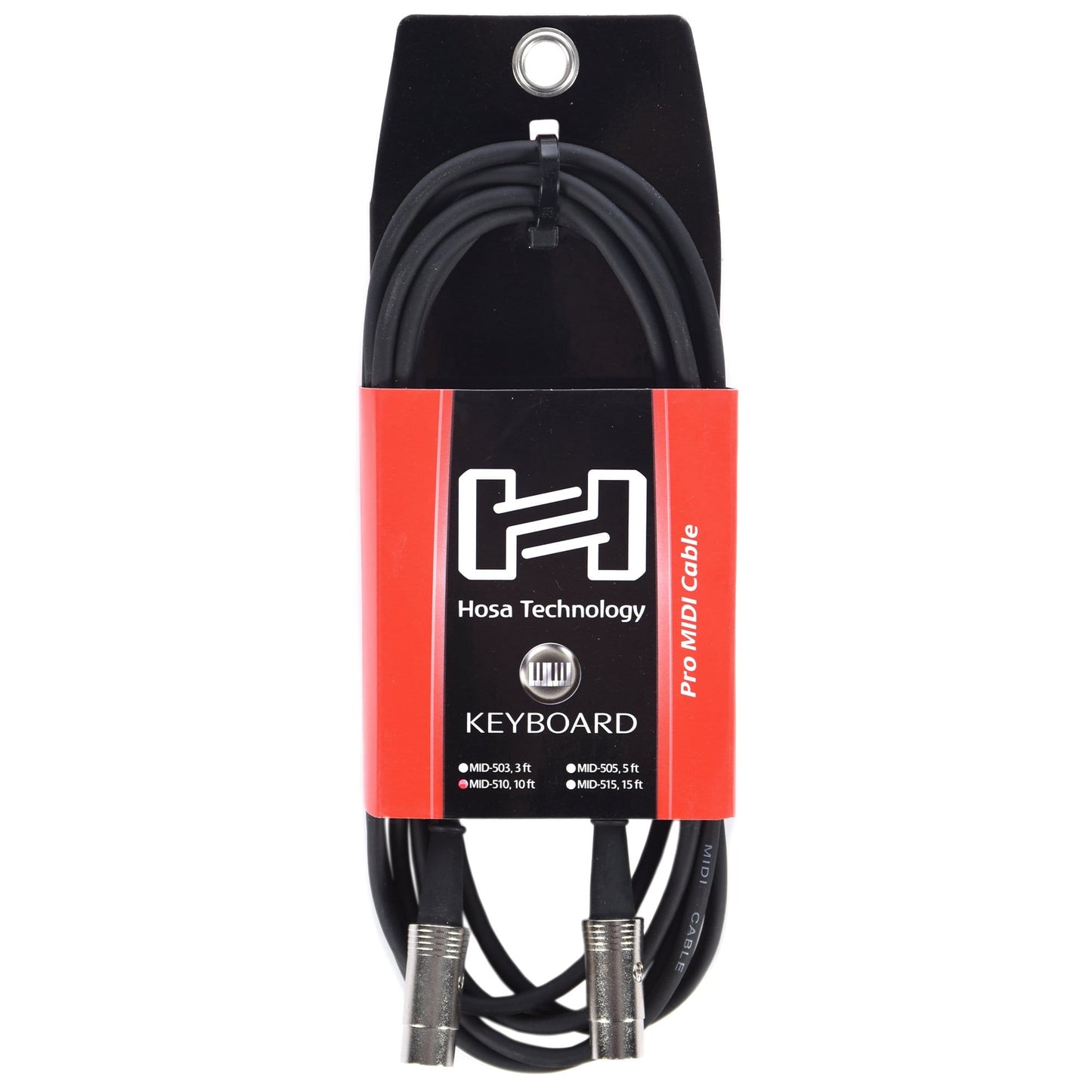 Hosa Pro MIDI Cable Serviceable 5-pin DIN to DIN 10 ft Accessories / Cables