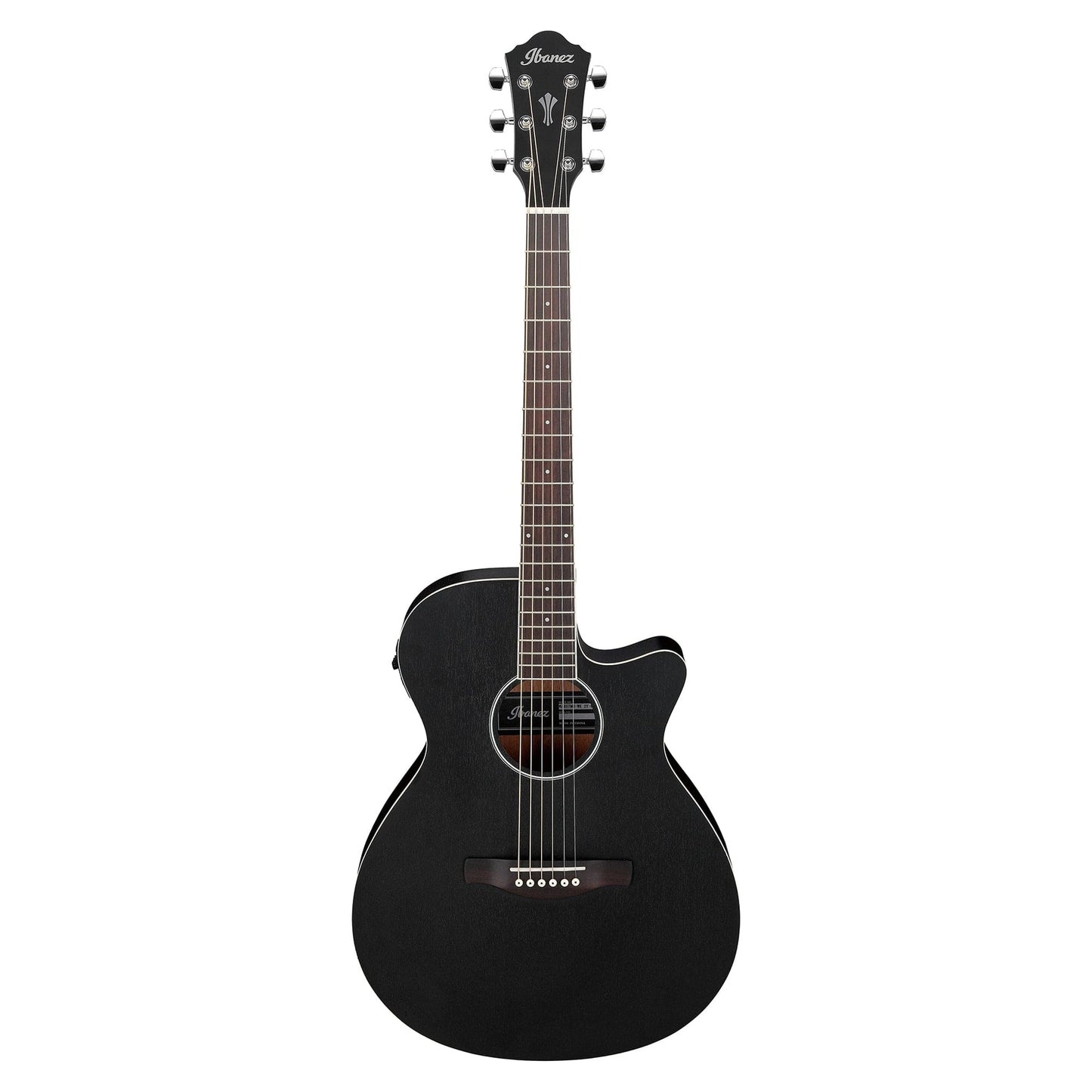 Ibanez AEG7MHWK Acoustic Guitar Weathered Black Open Pore Acoustic Guitars / Built-in Electronics