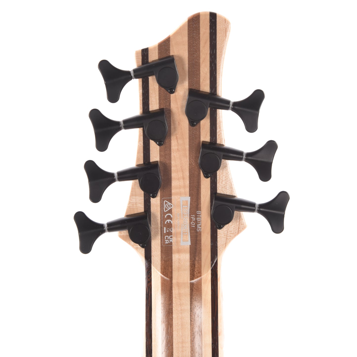 Ibanez BTB7MSNML Bass Workshop 7-String Multi Scale Electric Bass Natural Mocha Low Gloss Bass Guitars / 5-String or More