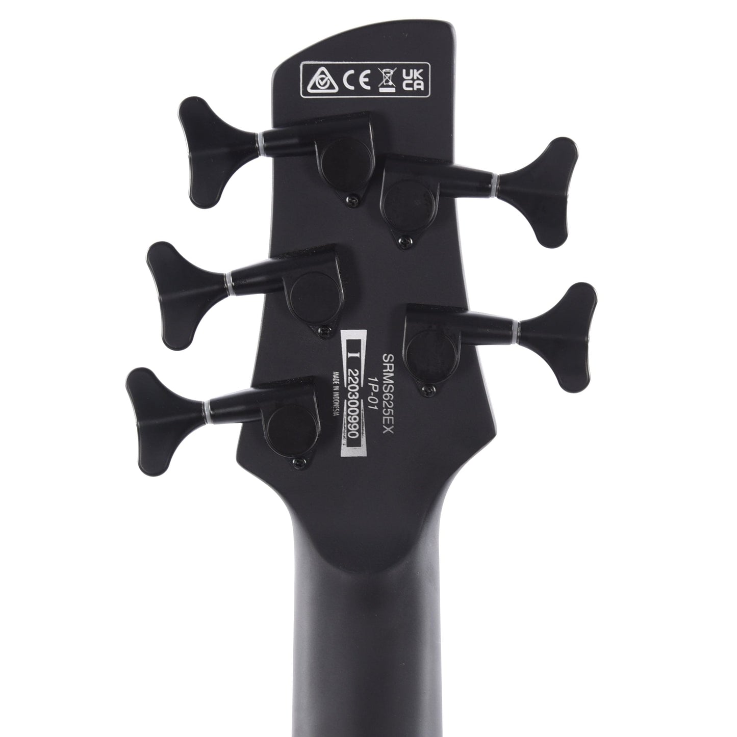 Ibanez SRMS625EX Iron Label 5-String Bass Multiscale Black Flat Bass Guitars / 5-String or More