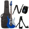Ibanez RG450DX Starlight Blue Bundle w/ Ibanez Gig Bag, Stand, Tuner and Strap Electric Guitars / Solid Body