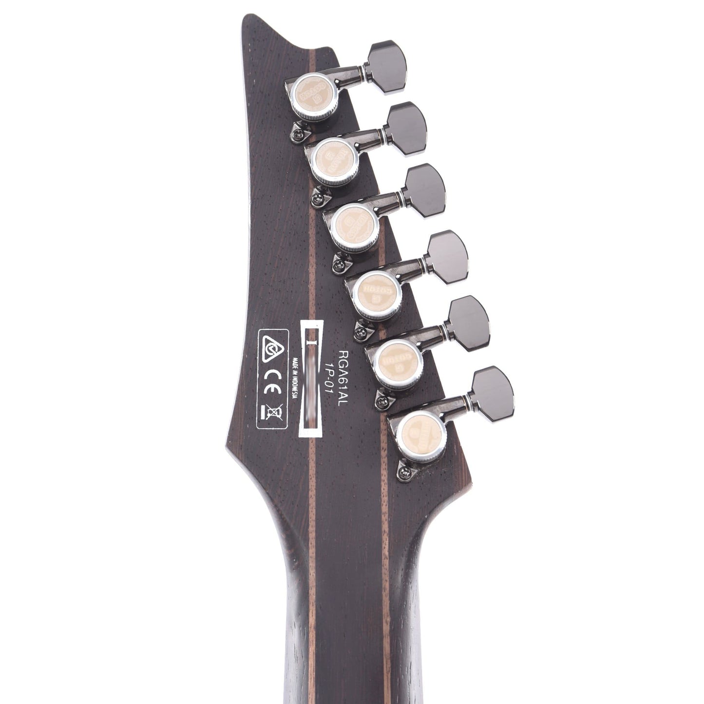 Ibanez RGA61AL RGA Axion Label Indigo Aurora Burst Flat w/Bare Knuckle Aftermath Electric Guitars / Solid Body