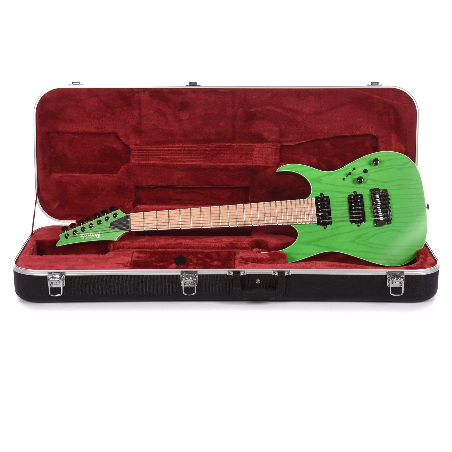Ibanez RGR5227MFX RG Prestige 7-String Transparent Fluorescent Green w/Bare Knuckle Pickups Electric Guitars / Solid Body
