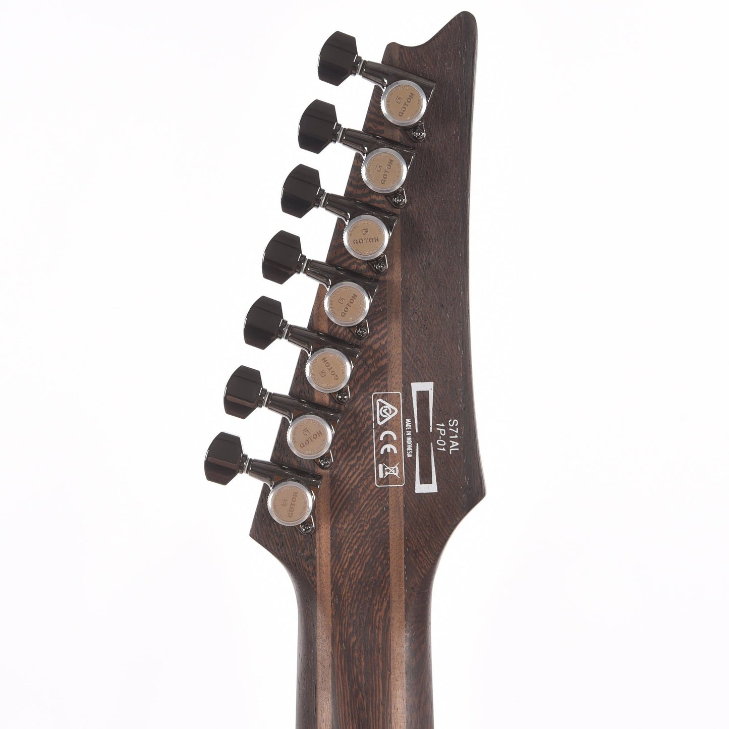 Ibanez S71AL S Axion Label Black Mirage Gradation Low Gloss 7-String Electric Guitars / Solid Body